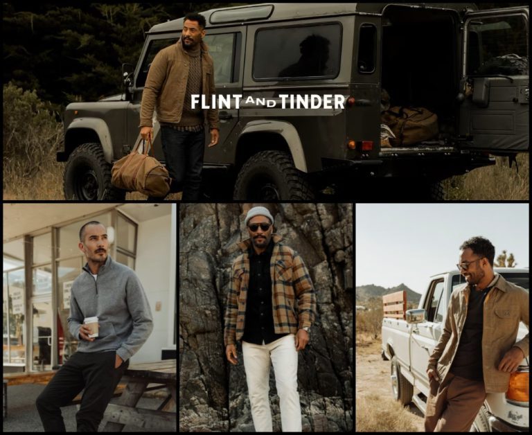 HUCKBERRY გთავაზობთ კოლექციას Flint and Tinder, რომელიც აწარმოებს ხარისხიან, კომფორტულ და მარტივ სამოსს