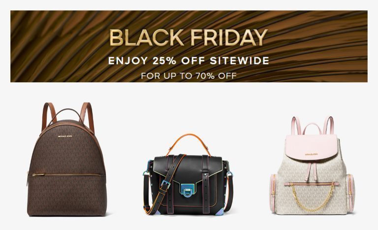 25%-იდან 70%-მდე ფასდაკლება MICHAEL KORS – ის დიზაინერულ ჩანთებზე