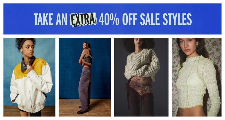 ისარგებლეთ დამატებით 40%-მდე ფასდაკლებით URBAN OUTFITTERS – ის, ქალის სამოსსა და აქსესუარებზე