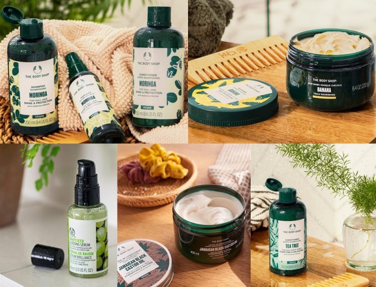 THE BODY SHOP – ისგან თმის მოვლის საშუალებების განახლებული კოლექცია