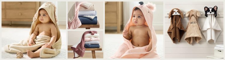 POTTERY BARN KIDS გთავაზობთ პლედების და პირსახოცების მრავალფეროვან არჩევანს