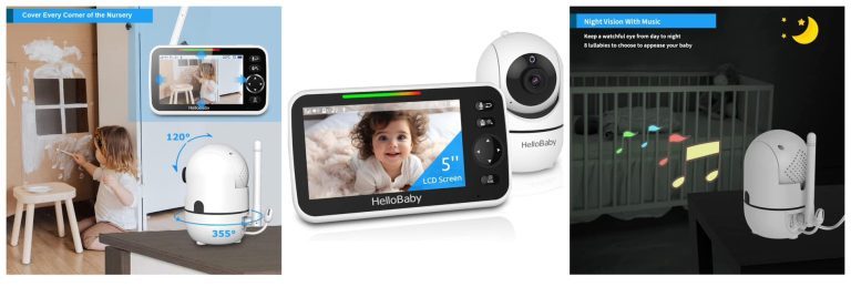 50%-მდე ფასდაკლება HelloBaby – ს განახლებულ მონიტორზე კამერით