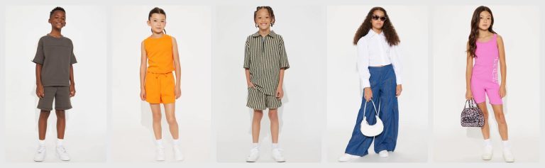 30%-იდან 90%-მდე ფასდაკლება FASHIONNOVA – ს საბავშვო სამოსის კოლექციაზე