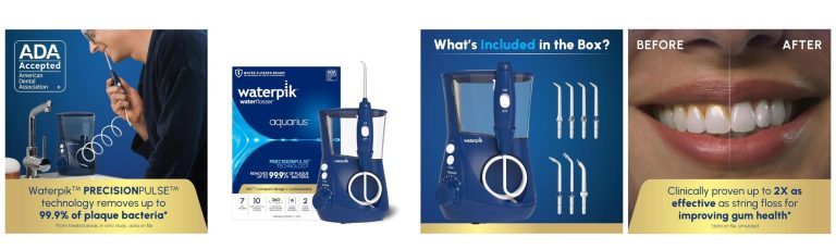 40%-იანი ფასდაკლება Waterpik – ის წყლის ფლოსერზე