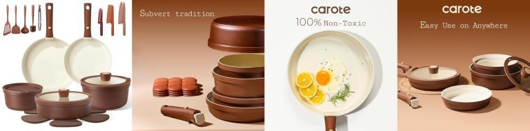 70%-იანი ფასდაკლება CAROTE – ს ტაფების ნაკრებზე